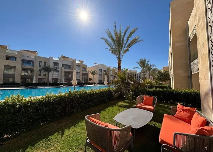 In Front Of The Apartment Hurghada